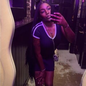 Stylish Black and White Dress